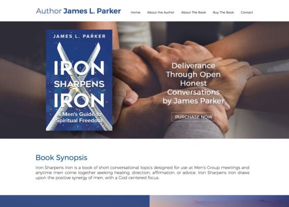 Author Writer Website Design