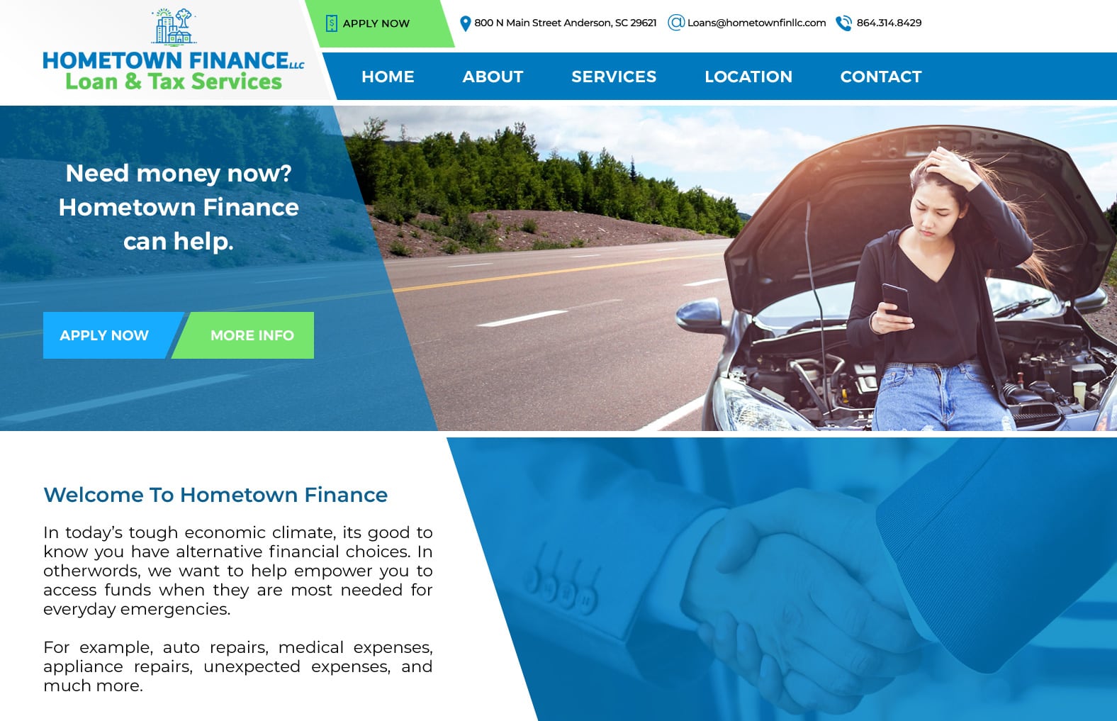 Website Design Anderson SC