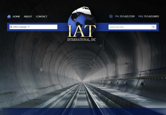 Norfolk website design featuring custom logo design, custom home page banners