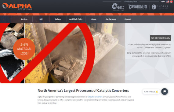 Website Design Recycling Industry