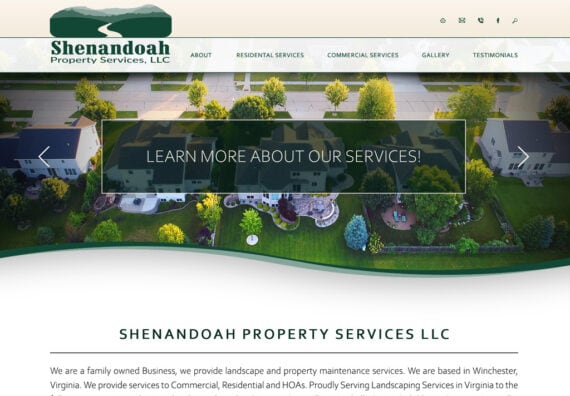 Website Design Landscaping Winchester VA, Website Design VA Landscaping Business