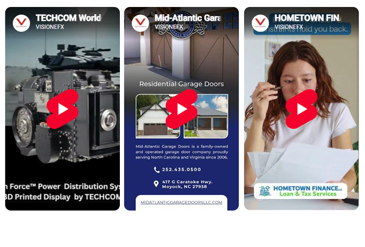 Social media mobile ads