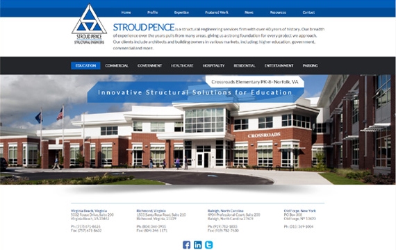 Web design structural engineers and architects