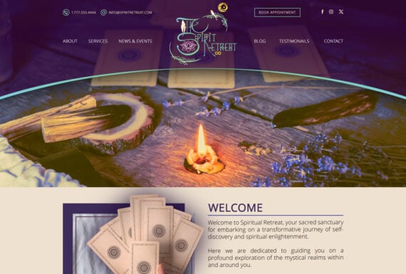 Web Design for Spirtual Advisors