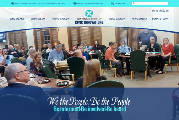 Web Design Civic Organizations Norfolk VA