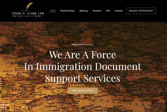 Website Design Immigration Services
