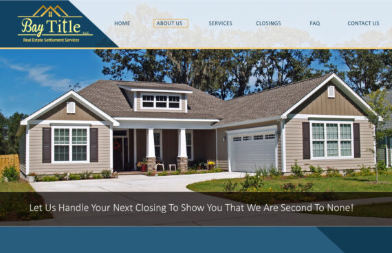 Web Design Real Estate Title and Settlement Companies.