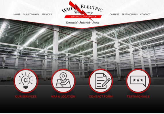 Website design for electrical service companies