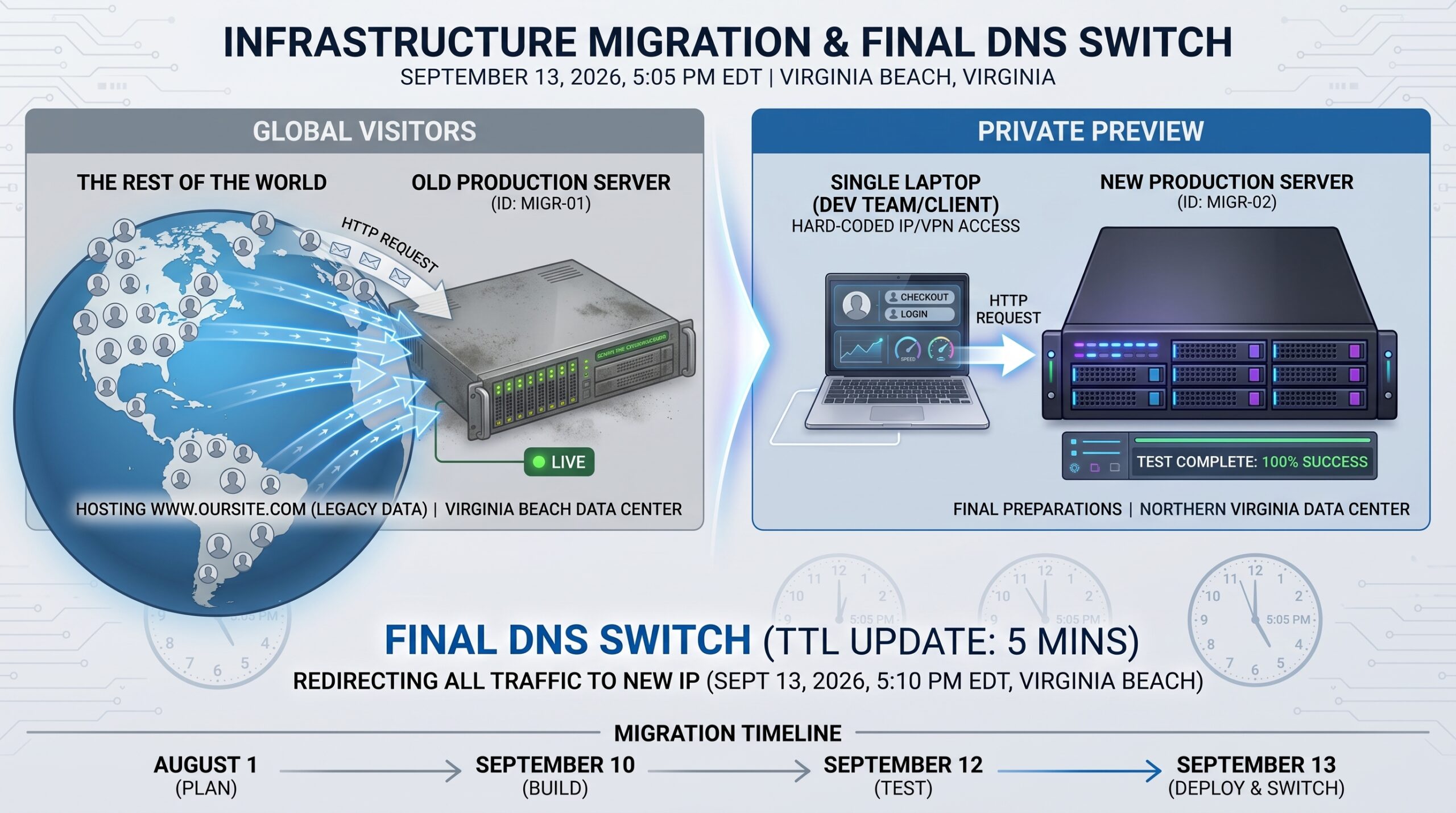 VISIONEFX provides Managed Migrations