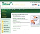 Website Design Allergy Asthma Practice Virginia