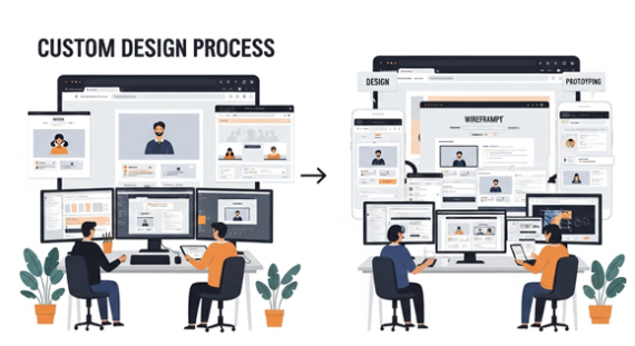 Custom Web Design – No Templates, Just Tailored Solutions