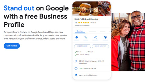 Submit your site to Google Business