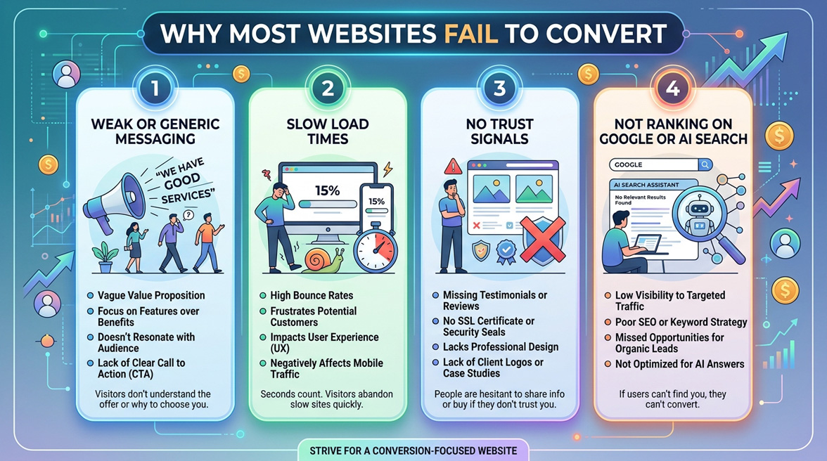 Why Most Websites Fail to Convert