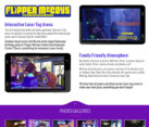 Entertainment Arcade Website Design