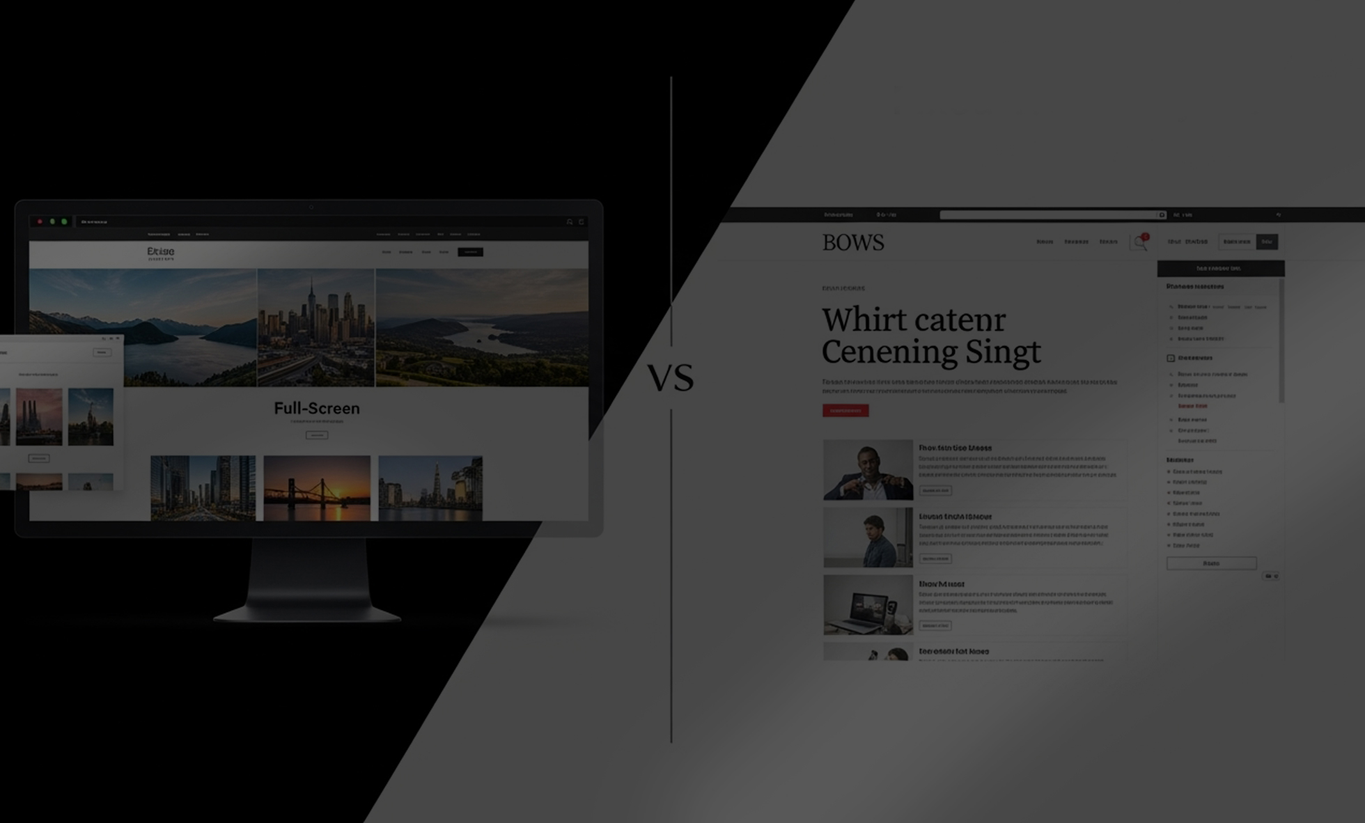 FULL-SCREEN VS FIXED-WIDTH