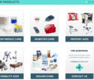 Website Design Medical Product Sales